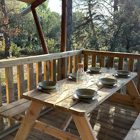 Tente Au Domaine De L'aven Campo de lujo Villeneuve-Minervois